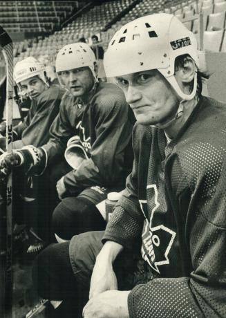 Back in lineup: Mirko Frycer, right, makes his return to Maple Leafs' lineup tonight against Minnesota North Stars after a lengthy absence due to injury