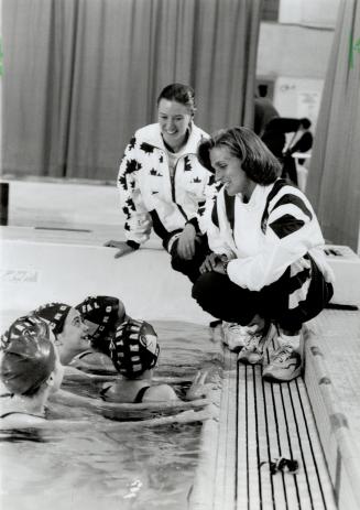 Sylvie Frechette (foreground) and Lisa Alexander