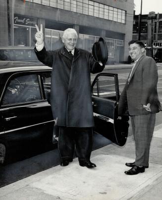 Former Premier Leslie Frost. He told probe he never temporized with crime