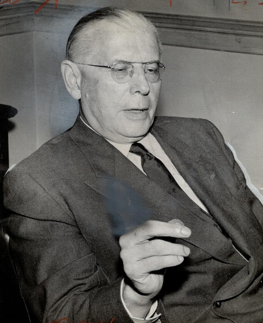 Premier Leslie Frost. He Overlooked Mapledoram