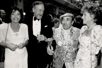 From left, Barbara Frum, her husband Dr. Murray Frum