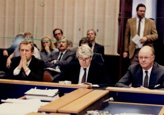 Apology given: MPP David Reville, left, got apology for letter from David Barrett