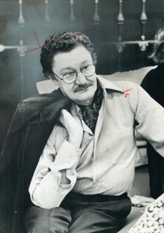 Jean Gascon in Toronto filming two CBC dramas