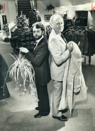 Tripped up by frustrating bureaucratic regulations, Morris Gay, right, operator of a Toronto men's clothing store, found he had lots of space and a sh(...)