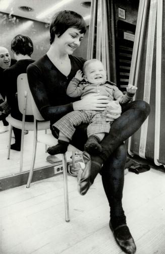 Combining parenthood and a demanding life in ballet is easier for Lorna Geddes and Hazaros Surmeyan of the National Ballet because 10-month-old son Andre, a spirited baby, is welcome at rehearsals