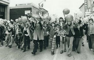 Then: Back in 1967, trumpeter Bobby Gimby had the entire country humming, and thousands of kids marching down main street, with his song Ca-na-da