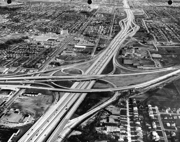 Highway 400 and 401 interchange
