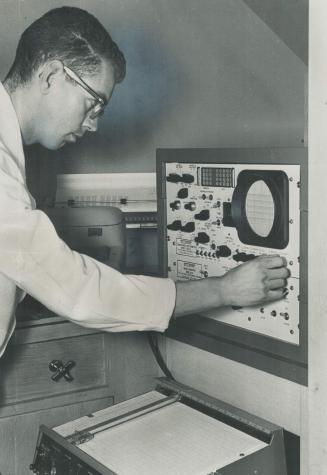 Norman Erickson, With pulse height analyzer machine
