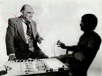 Truth or consequences: The so-called lie detector is depended on sometimes by police investigators, who hire such specialists as John Jurens, left, when cases are particularly tough