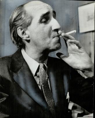 Flq negotiator: Jacques Ferron, author and physician, is shown above in 1970 when he negotiated the conditions of arrest of Front de liberation du Quebec terrorists Paul Rose, and two others