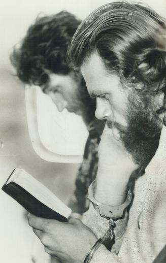 On trial: Werner Gruener, 28 (foreground) and Albert Kribs, 41