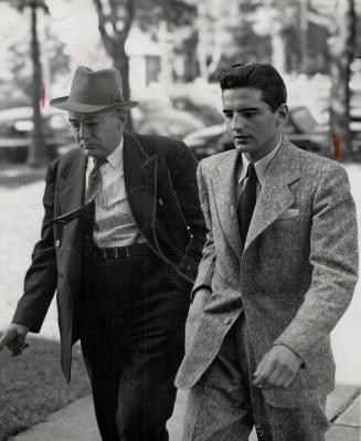 Barrie's friend and husband of the dead bride, Jack Kettlewell, is seen with his father at Bracebridge