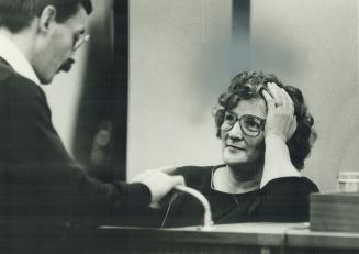 On the stand: Nurse Mary Costello testifies at Grange commission yesterday that some nurses at Hospital for Sick Children were afraid to join one team because it had so much bad luck