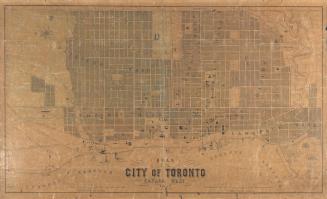 Plan of the city of Toronto, Canada West, 1857