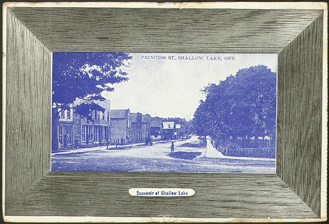 Princess St., Shallow Lake, Ontario Souvenir of Shallow Lake