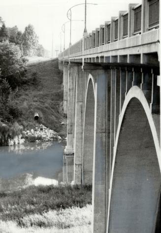 Baby slain. The body of 9-month-old John Massie was found on the banks of the Credit River after the baby was thrown from the Queen Elizabeth Way brid(...)