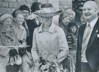 For Princess Anne ? Formality First, Then Fun, Smiling radiantly, Princess Anne walks beside L