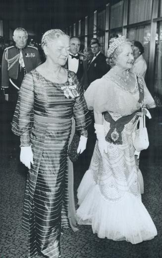 1974: With Ontario Lieutenant-Governor Pauline McGibbon