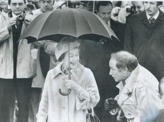Pierre Trudeau, above with Queen during last year's royal visit, is criticized for attack on monarchy, by reader