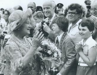 1979: Smiles abound between royal visitors and admires of all ages at Toronto outdoor function