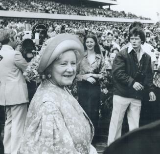 The Queen Mother at the running of the Queen's Plate