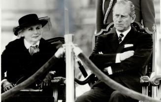 Governor-General Jeanne Sauve and the Duke of Edinburgh