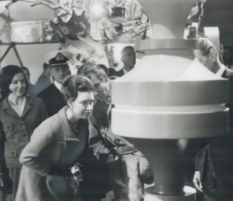 Ontario pavilion at Expo 67 was uncrowded yesterday so Princess Margaret and her husband, Lord Snowdon, had a leisurely look at it on the third day of their five-day Montreal visit