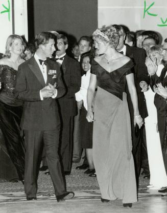Royal Ball: The gown Diana wore to Royal York gala featured black bodice and emerald green taffeta skirt