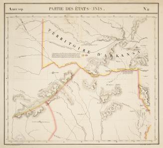 Partie des états-Unis Territoire d'Arkansas