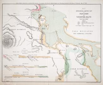 Geological Sketch Map of Nanaimo in Vancouver Island