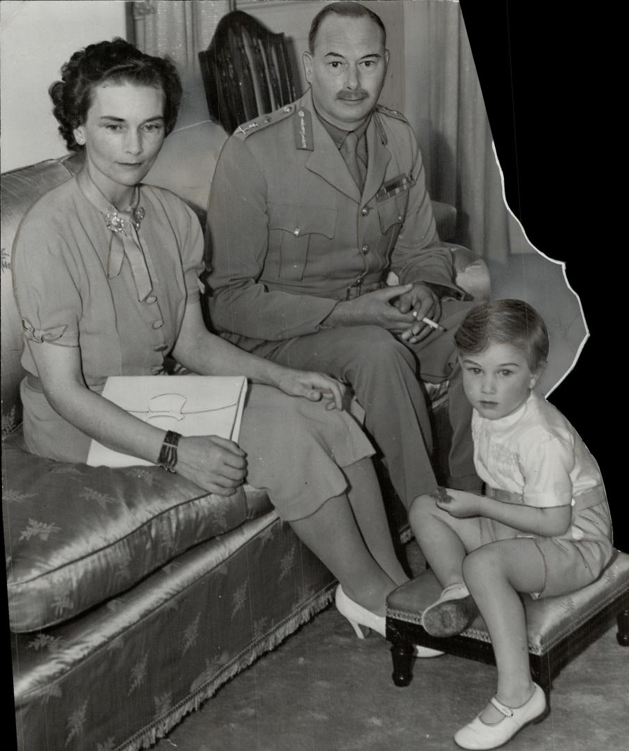 The Duke and Duchess of Gloucester of Prince William Photrgraped at Yarramula, Government House, Canbera