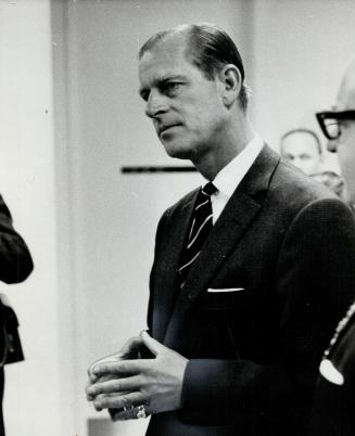 The talking hands of a busy Prince Philip