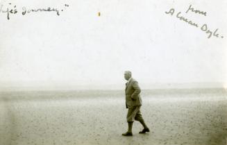 ''Life's journey'' photo postcard autographed by Arthur Conan Doyle