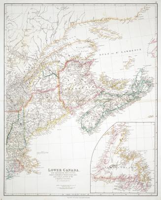Lower Canada, New Brunswick, Nova Scotia, Prince Edward Island, Newfoundland and a large portion of the United States
