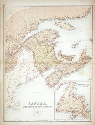Canada, New Brunswick, Nova Scotia &c. East Sheet.