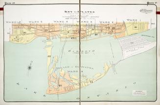 Atlas of the City of Toronto and suburbs(volume I, plate 1b)[Key to plates]