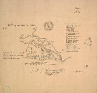 (1823) Plan of the fort at York, no. 24