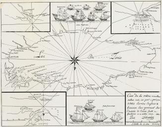 Carte du Lac Ontario, 1757