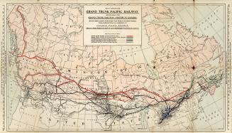 Map showing Grand Trunk Pacific Railway