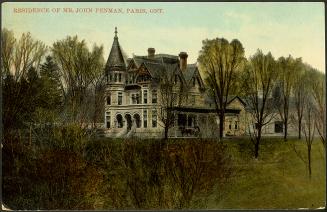Residence of Mr. John Penman, Paris, Ontario