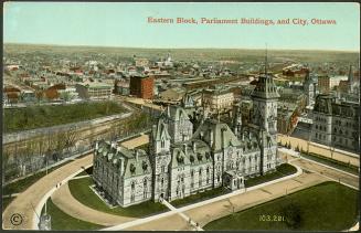 Eastern Block, Parliament Buildings, and City, Ottawa