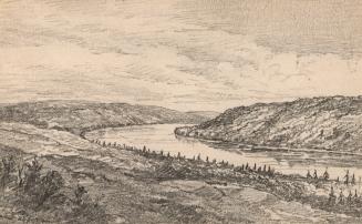 Peace River at Fort Dunvegan (Dunvegan, Alberta)