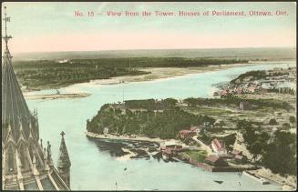 View from the Tower, Houses of Parliament, Ottawa, Ontario