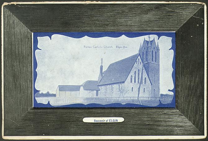 Roman Catholic Church, Elgin, Ontario Souvenir of Elgin