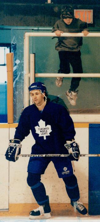 Centre of attention: Doug Gilmour of the Leafs is tied for fifth among point-getters since the NHL All-Star Game