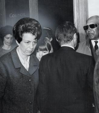 Mrs. Marjorie Rogers at Inquest. She was said to have led spiritual healing cult