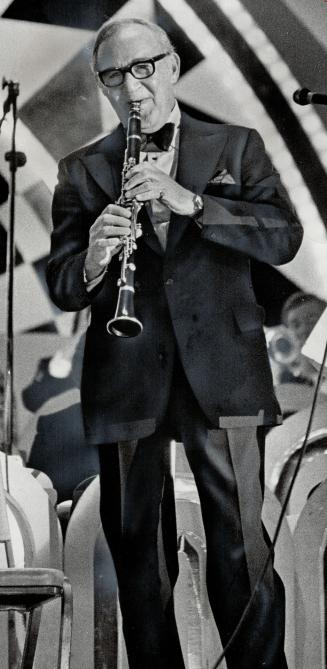Swing king Benny Goodman. Nostalgia hung heavy over the CNE Bandshell