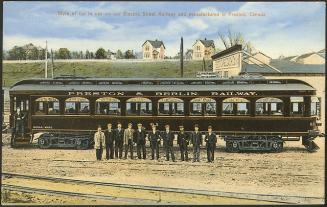 Style of car in use on our Electric Street Railway and manufactured in Preston, Canada