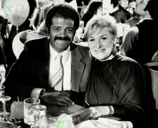Thanks, people: Ted Lange of the TV show Love Boat and consumer advocate Lynne Gordon were among the personalities who donated their time to Variety Club auction