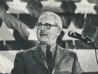 Gordon spoke at teach-in on Americanization at U of T in 1970